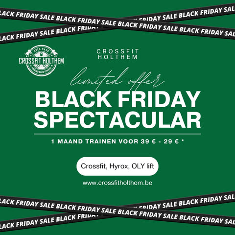 Black Friday - 1 maand Crossfit en Hyrox voor slechts 39€! (29€ Teens)